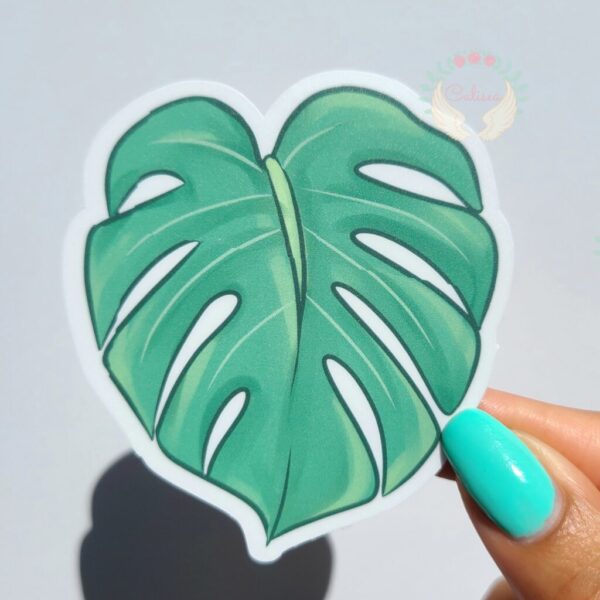Monstera Leaf Vinyl Sticker
