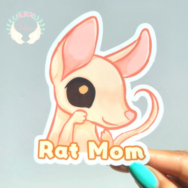 Hairless Rat Vinyl Sticker