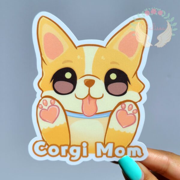 Corgi Vinyl Sticker