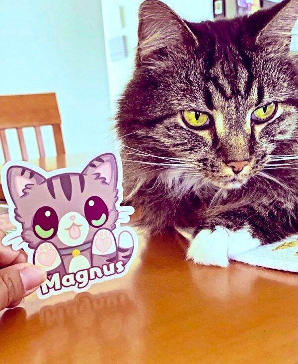 custom cat sticker