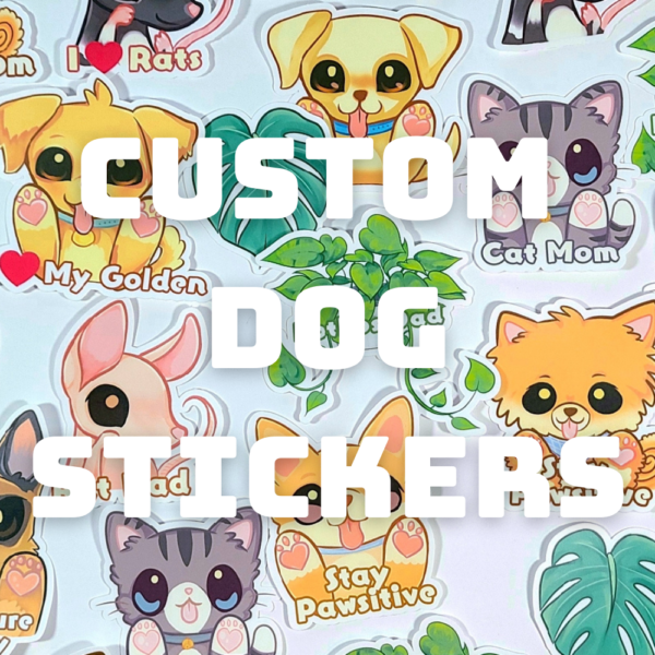 Custom personalized dog sticker